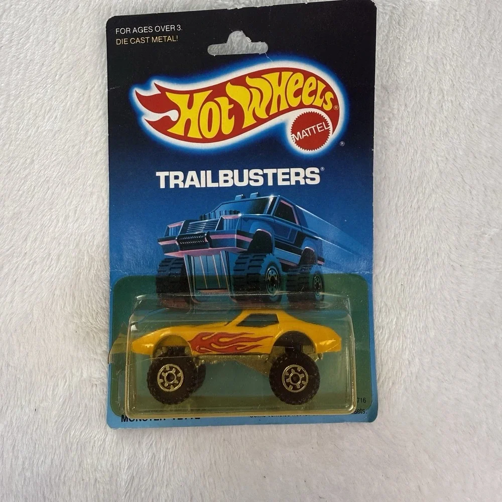 Vintage Hot Wheels Lot 6 Carded 1980s Speed Fleet Demons Trailbusters Workhorses